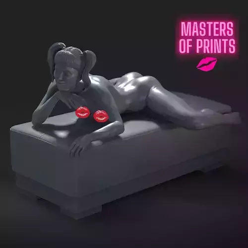 sexy pose - NSFW - EROTIC MINIATURE 75 MM SCALE