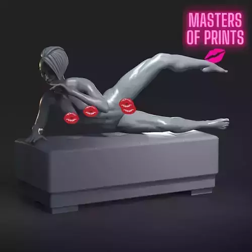 sexy pose - NSFW - EROTIC MINIATURE 75 MM SCALE