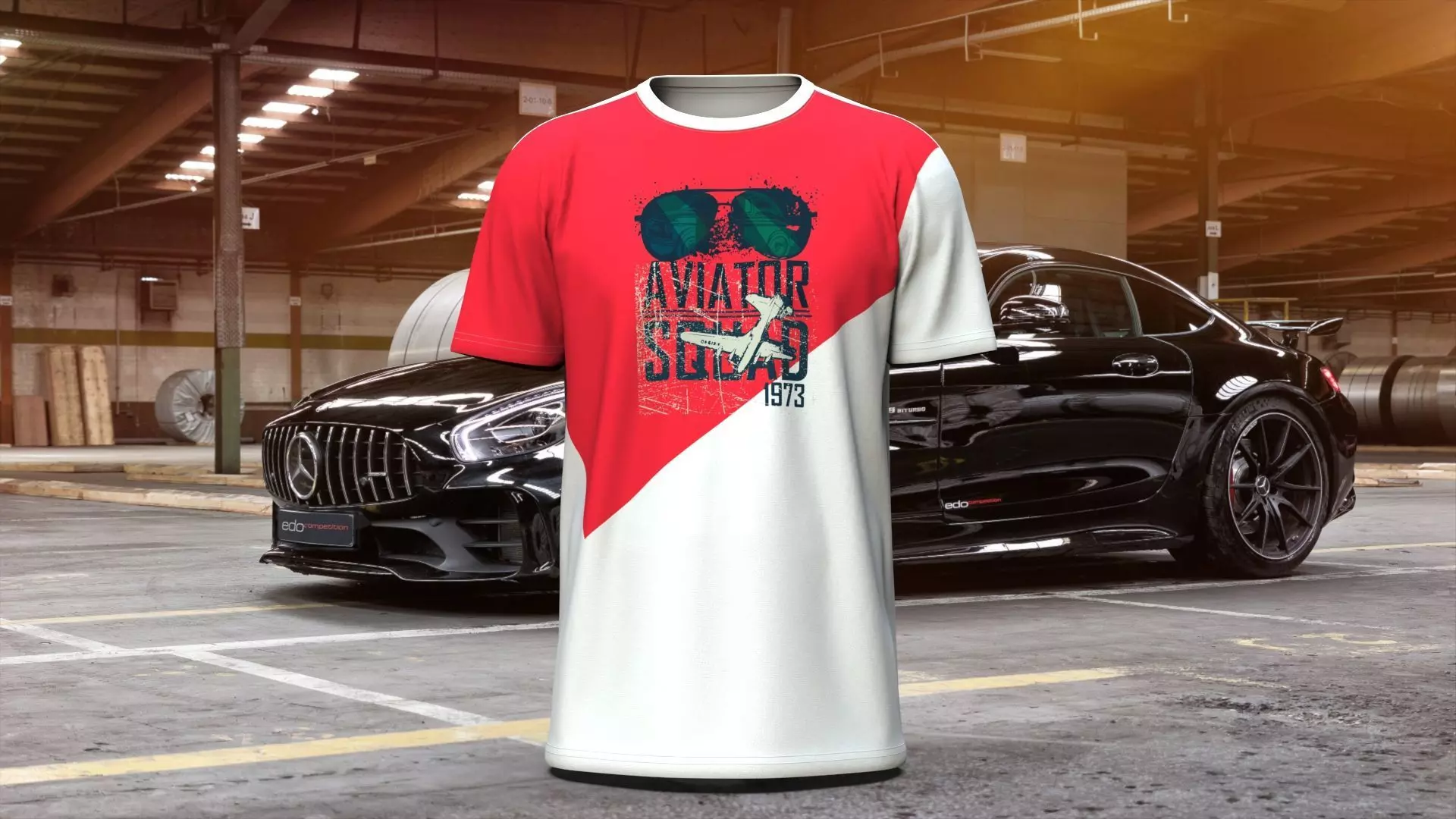 Mens Regular Fit T-shirt 3D model