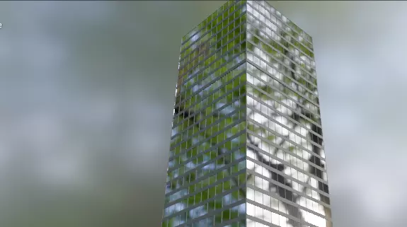 3d realistic building Free low-poly 3D model