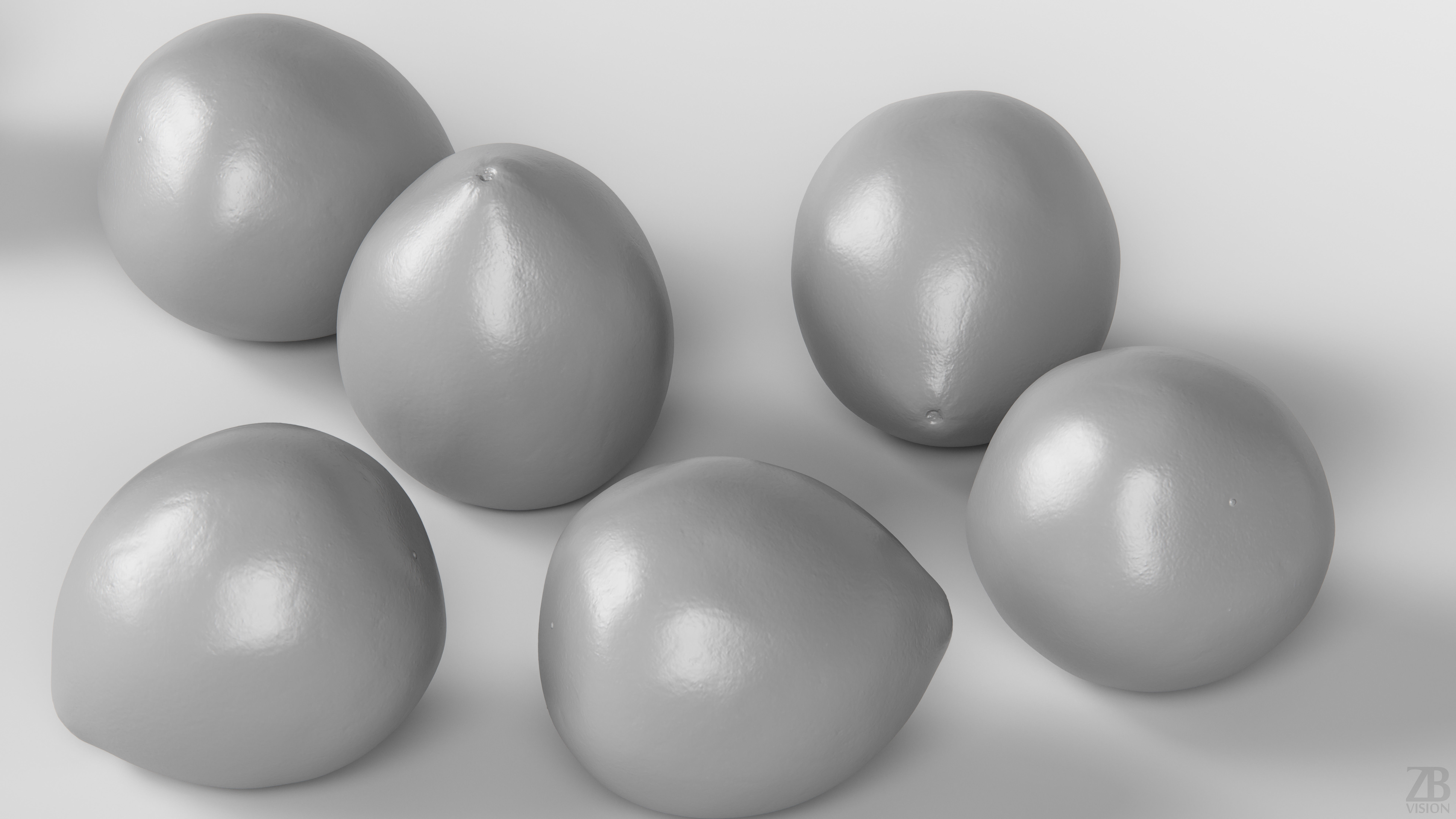 Pomelo 3D model_3