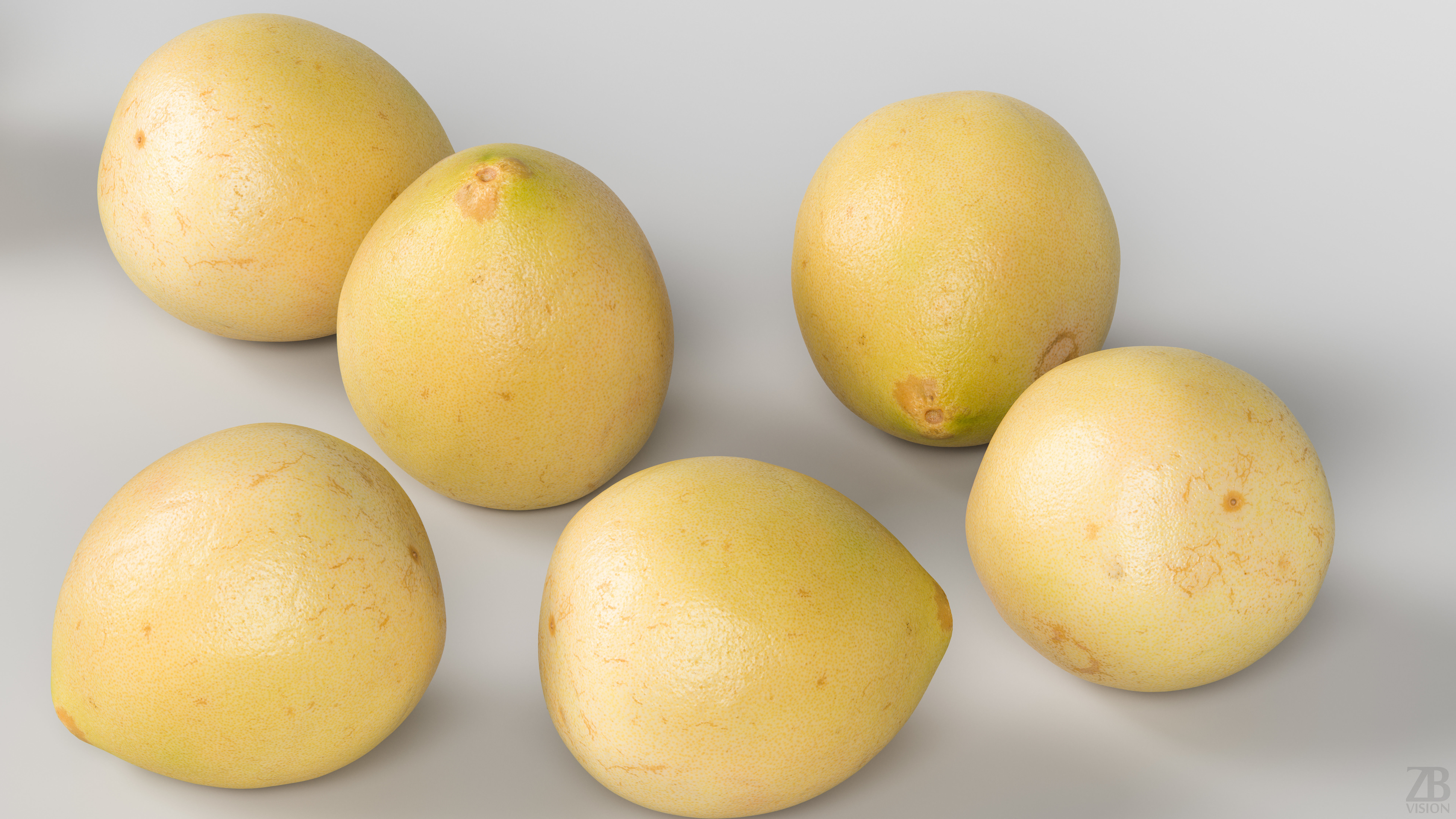 Pomelo 3D model_2