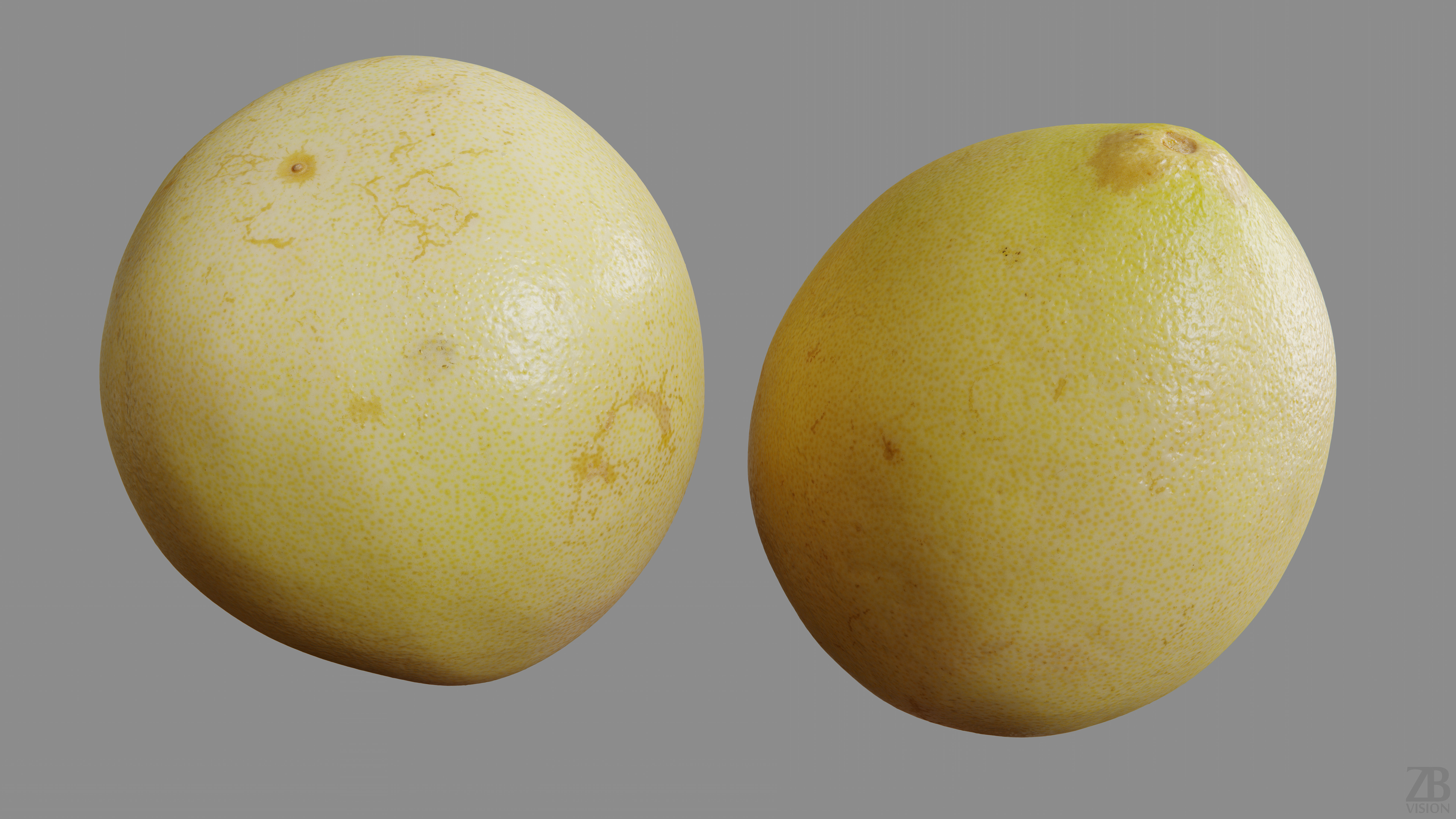 Pomelo 3D model_9