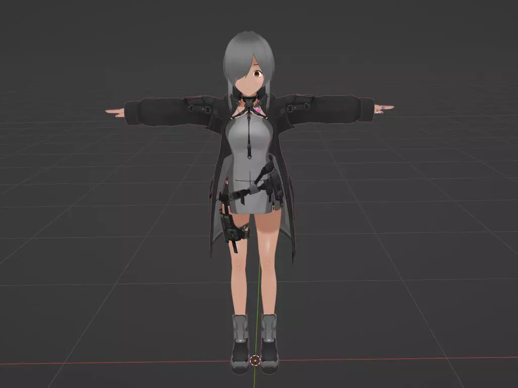 Trish Free 3D model_0