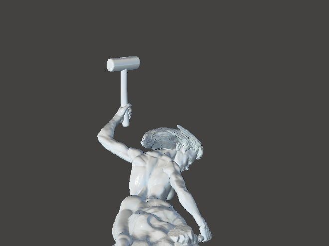 Self-Made-woman 3D print model 3D print model_4