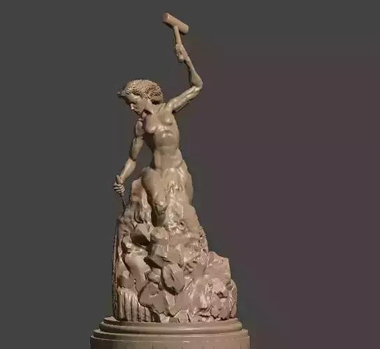 Self-Made-woman 3D print model