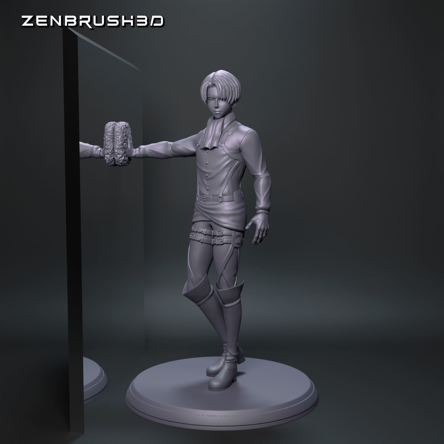 LEVI ACKERMAN - ATTACK ON TITAN -SHINGEKI NO KYOJIN - SNK 3D print model_1