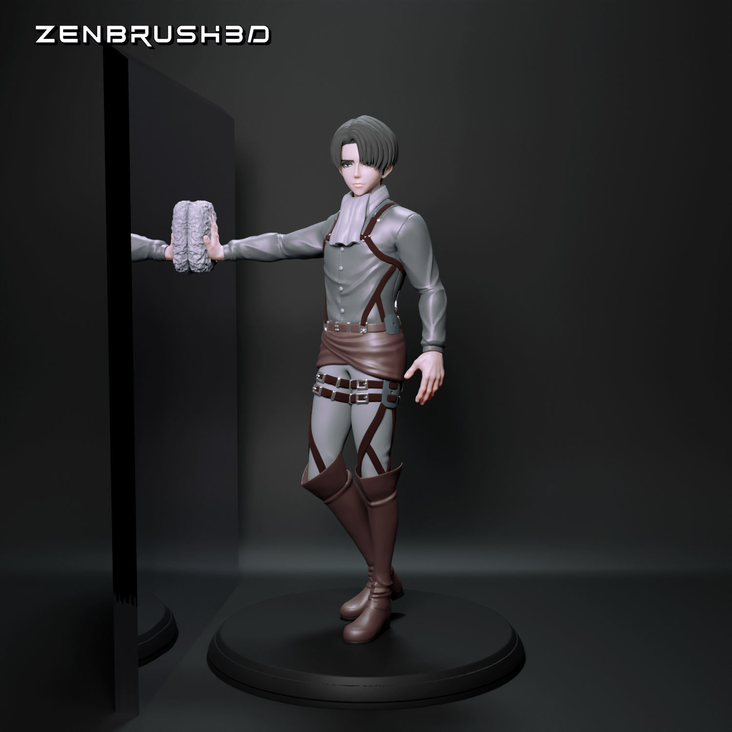LEVI ACKERMAN - ATTACK ON TITAN -SHINGEKI NO KYOJIN - SNK 3D print model_2