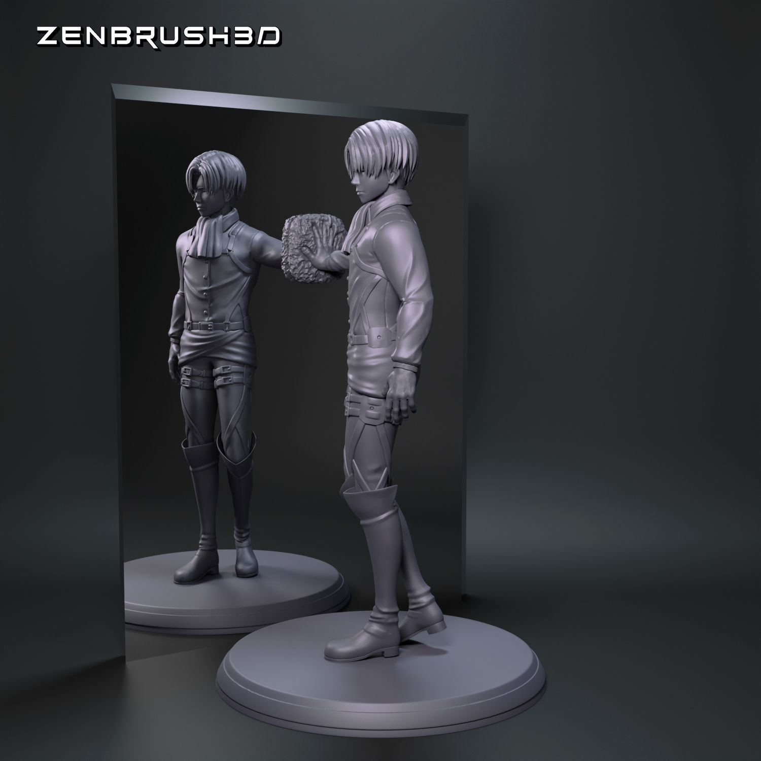 LEVI ACKERMAN - ATTACK ON TITAN -SHINGEKI NO KYOJIN - SNK 3D print model_5