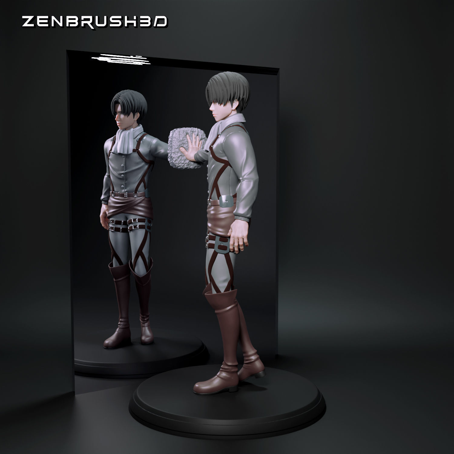 LEVI ACKERMAN - ATTACK ON TITAN -SHINGEKI NO KYOJIN - SNK 3D print model_6