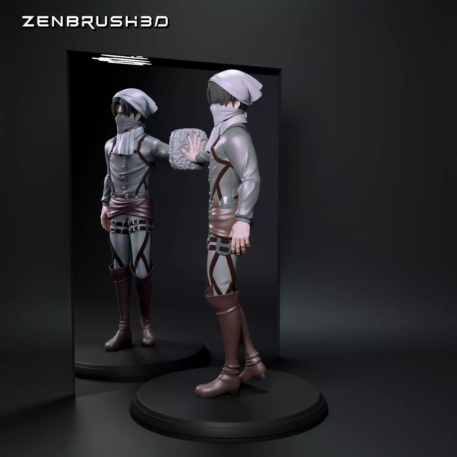 LEVI ACKERMAN - ATTACK ON TITAN -SHINGEKI NO KYOJIN - SNK 3D print model_0