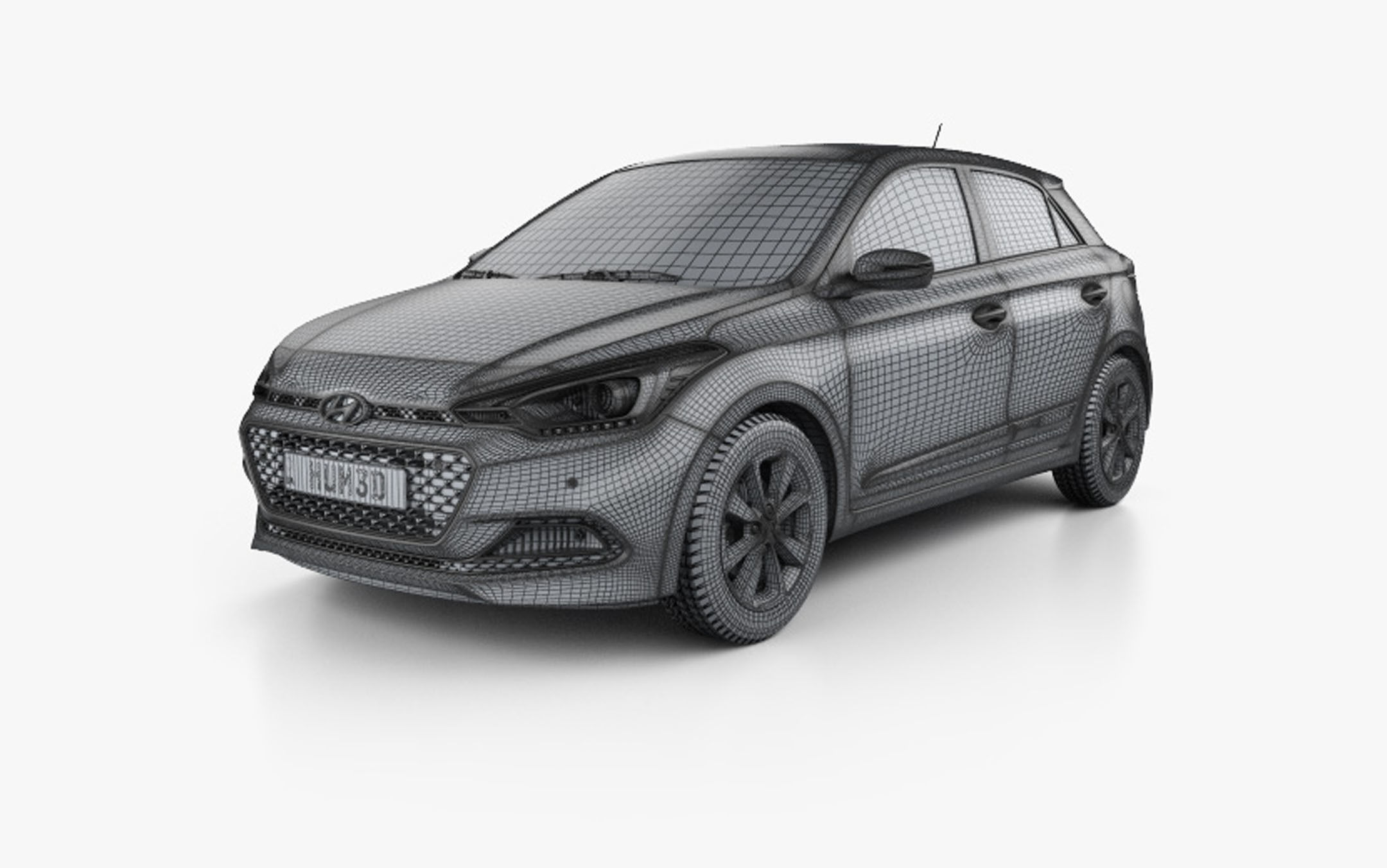 Hyundai i20 Asta 20183D model 3D model 3D model_4