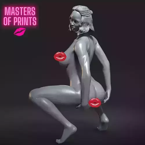sexy pose - NSFW - EROTIC MINIATURE 75 MM SCALE