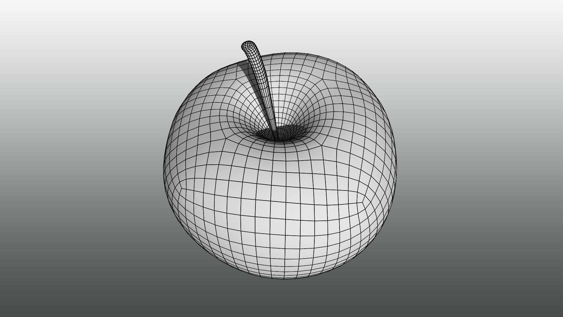 Apple 3D model_5
