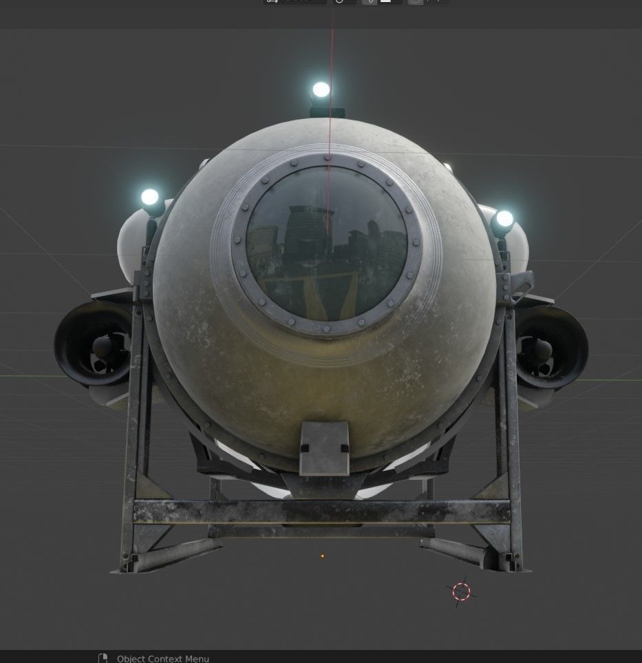 OceanGate Titan submersible 3D model_8