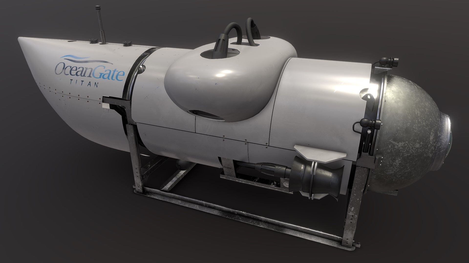 OceanGate Titan submersible 3D model_16