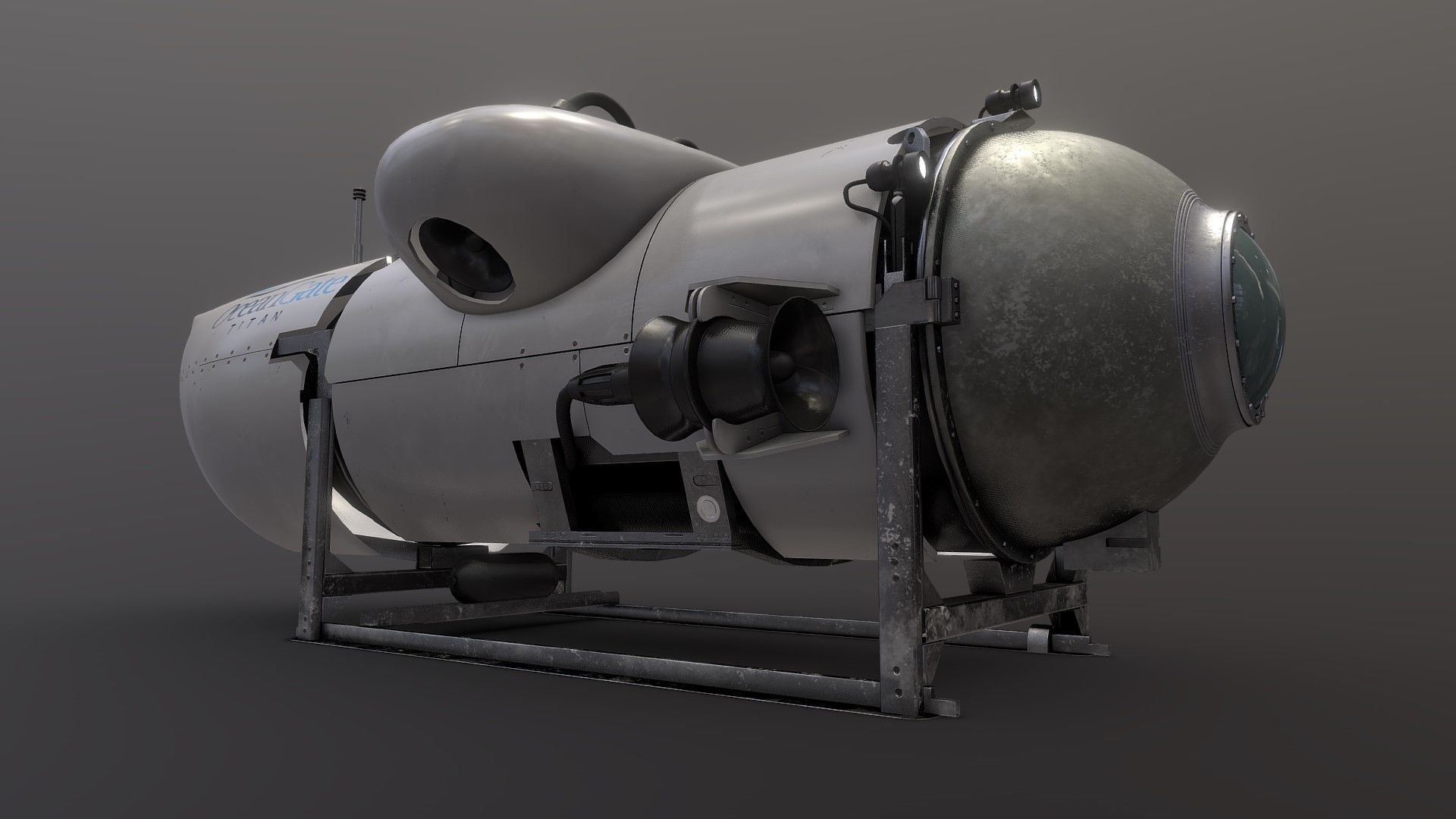 OceanGate Titan submersible 3D model_2