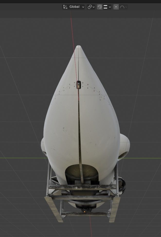 OceanGate Titan submersible 3D model_7