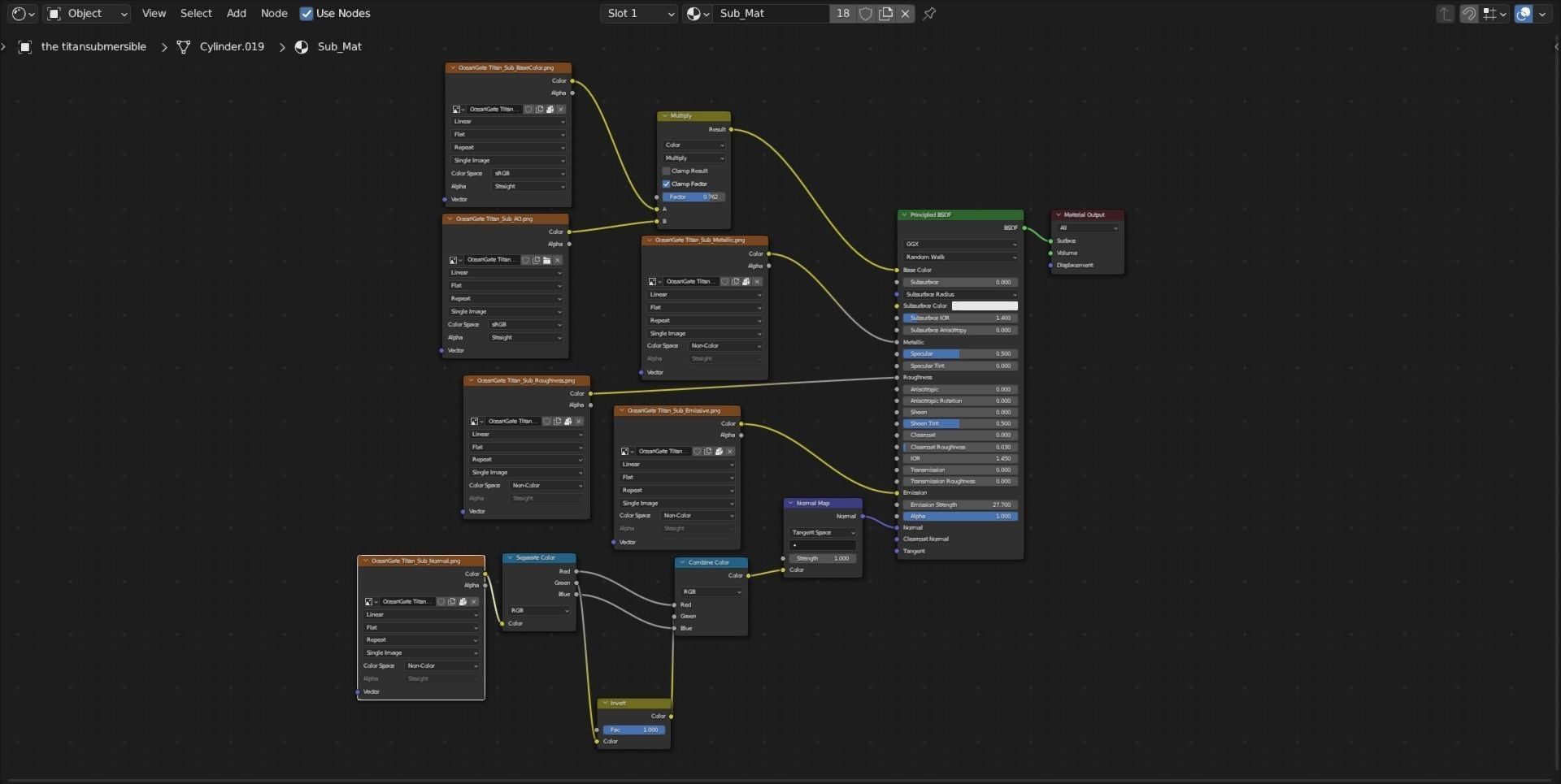 OceanGate Titan submersible 3D model_27