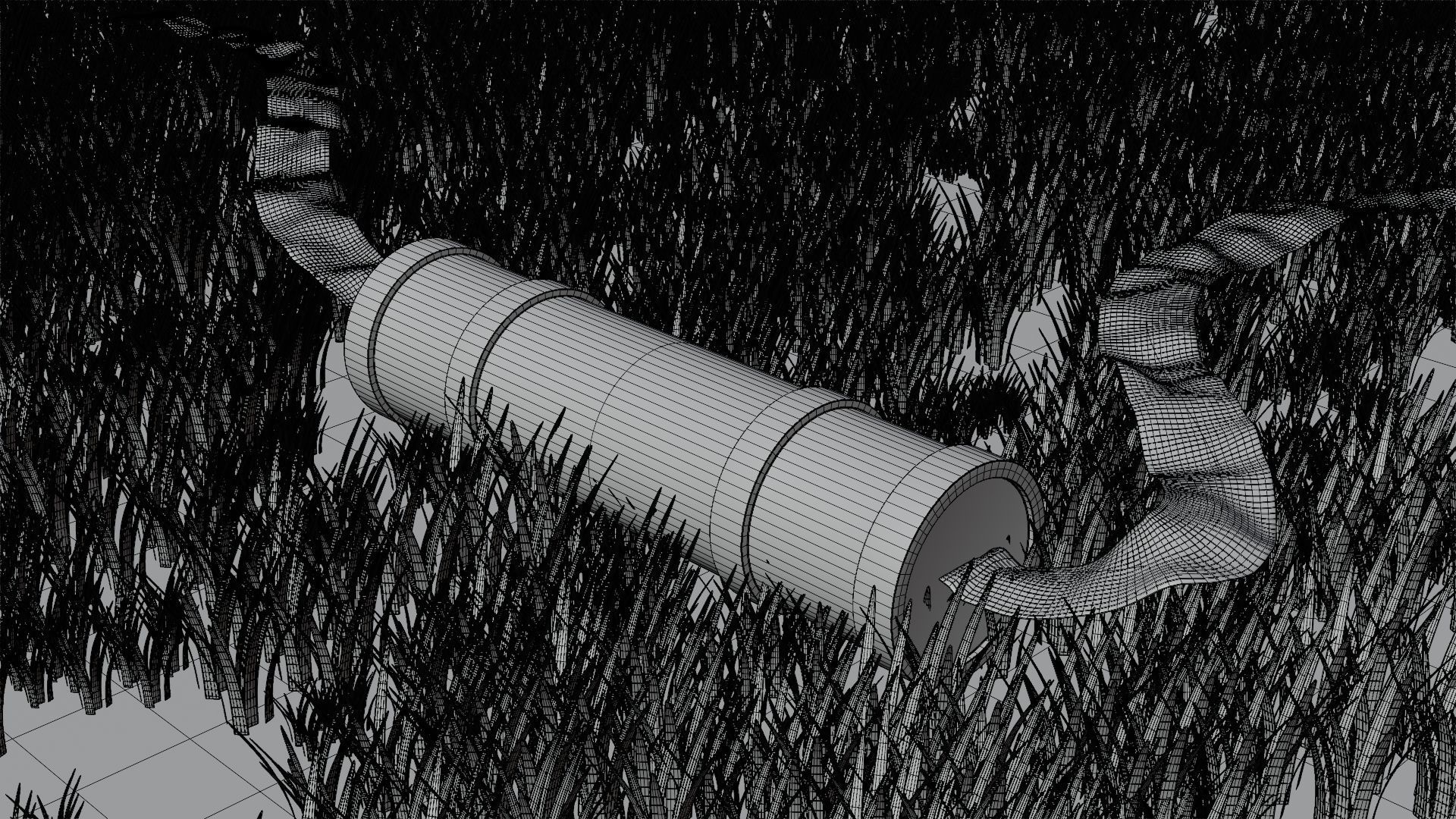 Nezuko Bamboo Muzzle 3D model_2