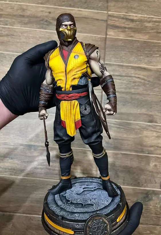 Mortal kombat scorpion 3D print model_0