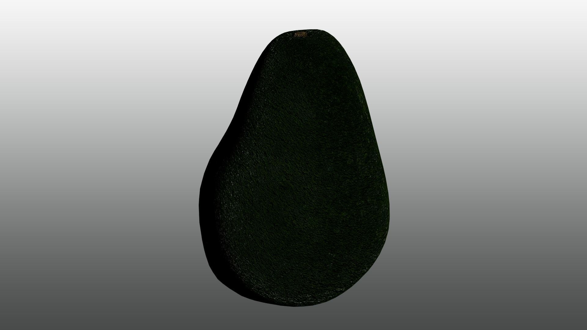 Avocado 3D model_2