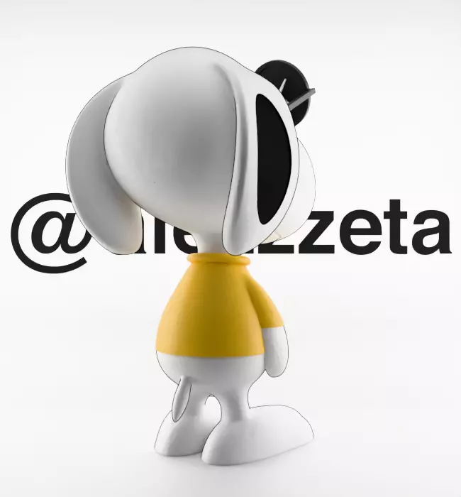 Kaws Snoopy for Print 3D print model_23