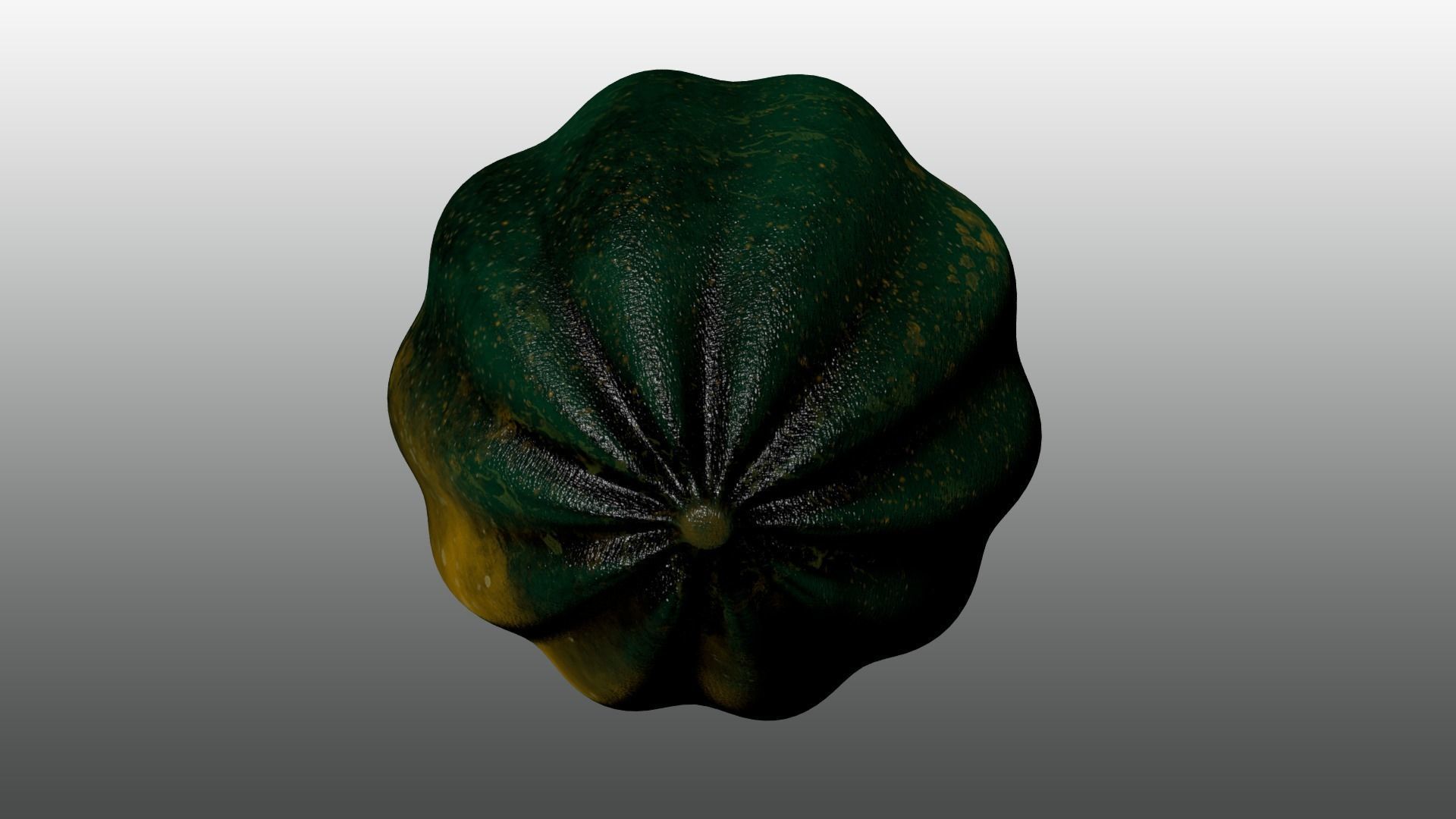 Acorn Squash 3D model_4