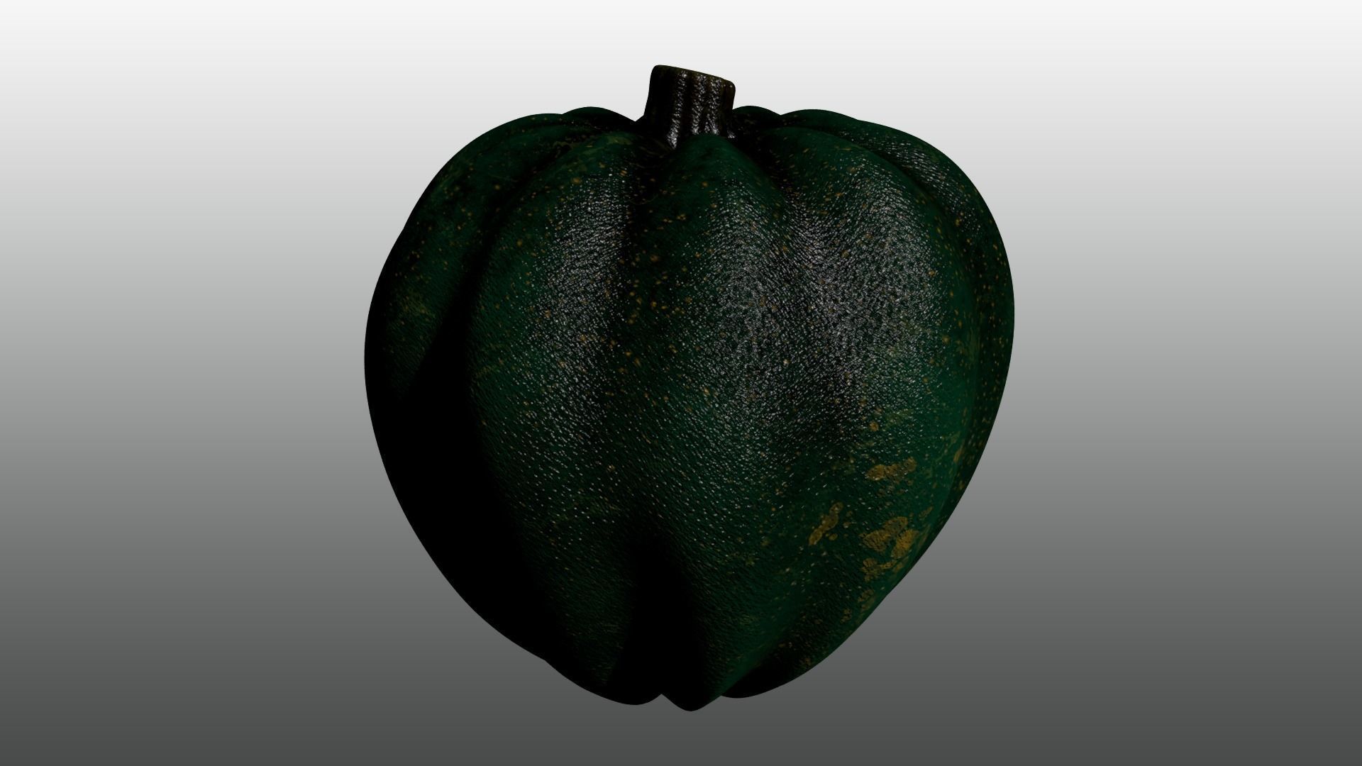 Acorn Squash 3D model_2