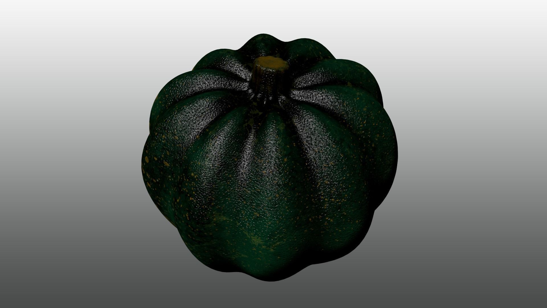 Acorn Squash 3D model_3