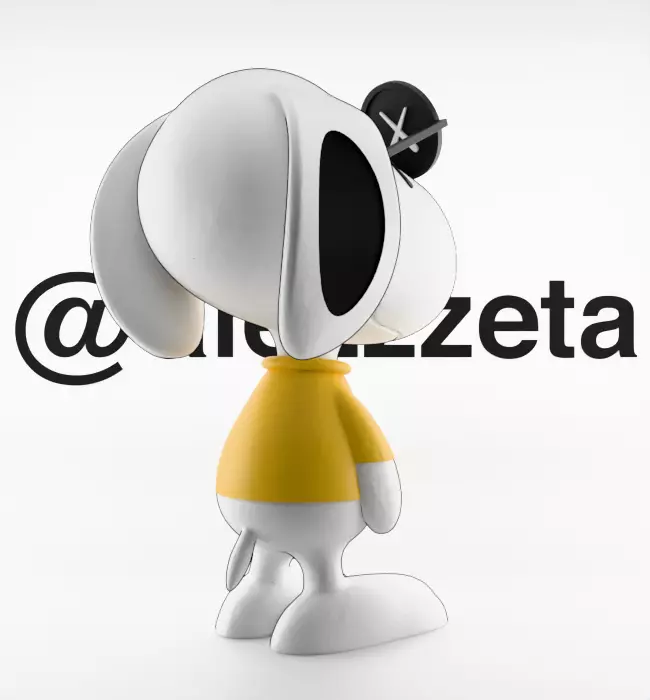 Kaws Snoopy x Woodstock for Print 3D print model_13