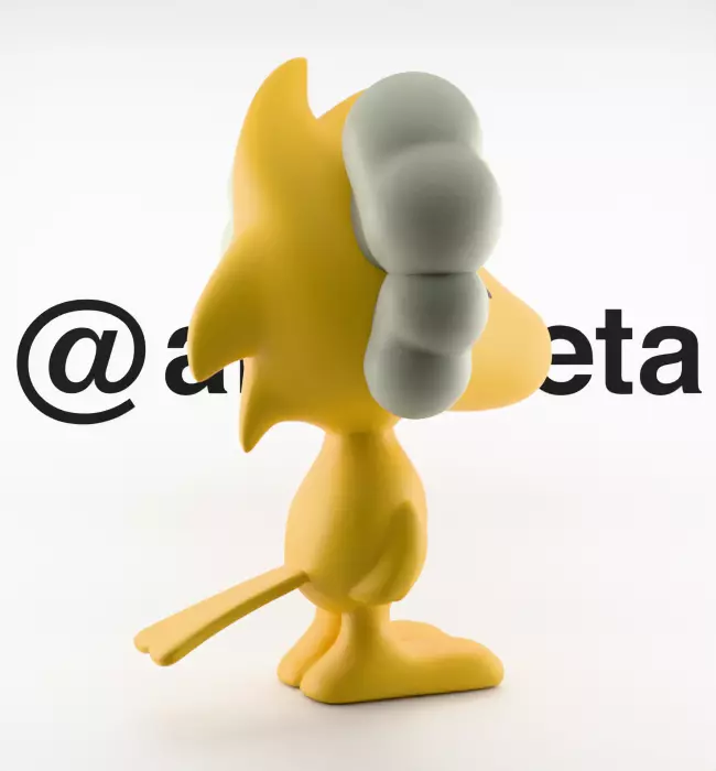 Kaws Snoopy x Woodstock for Print 3D print model_32