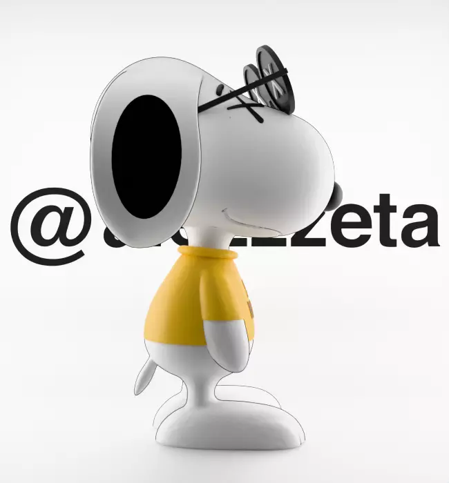 Kaws Snoopy x Woodstock for Print 3D print model_15