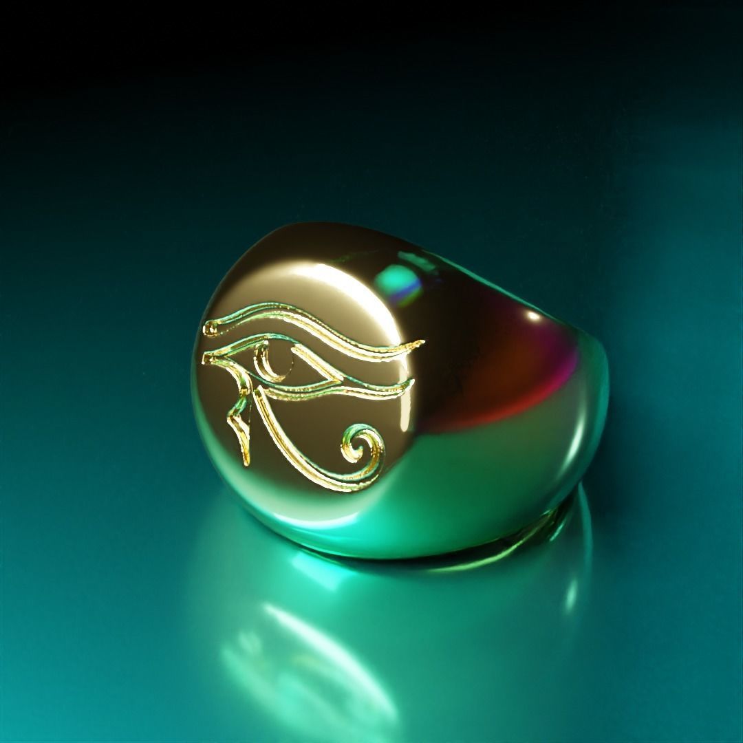 horus ring 3D print model_1