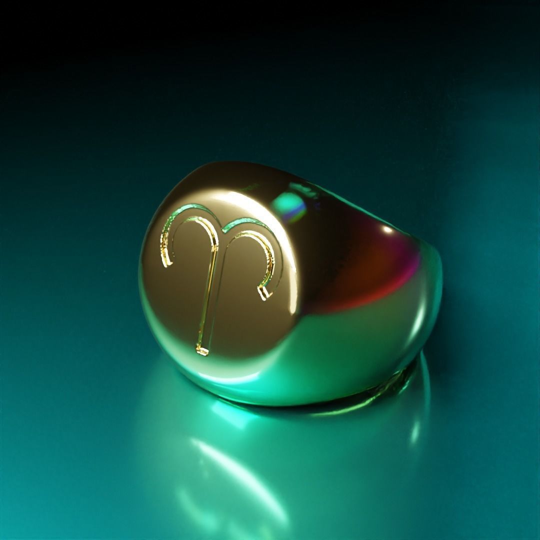 aries ring 3D print model_1