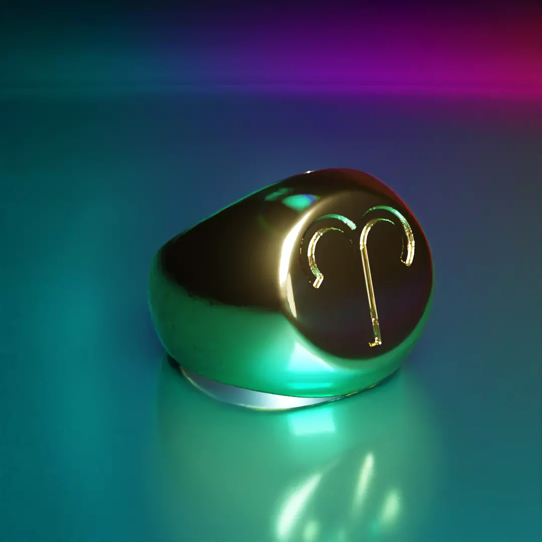 aries ring 3D print model_0