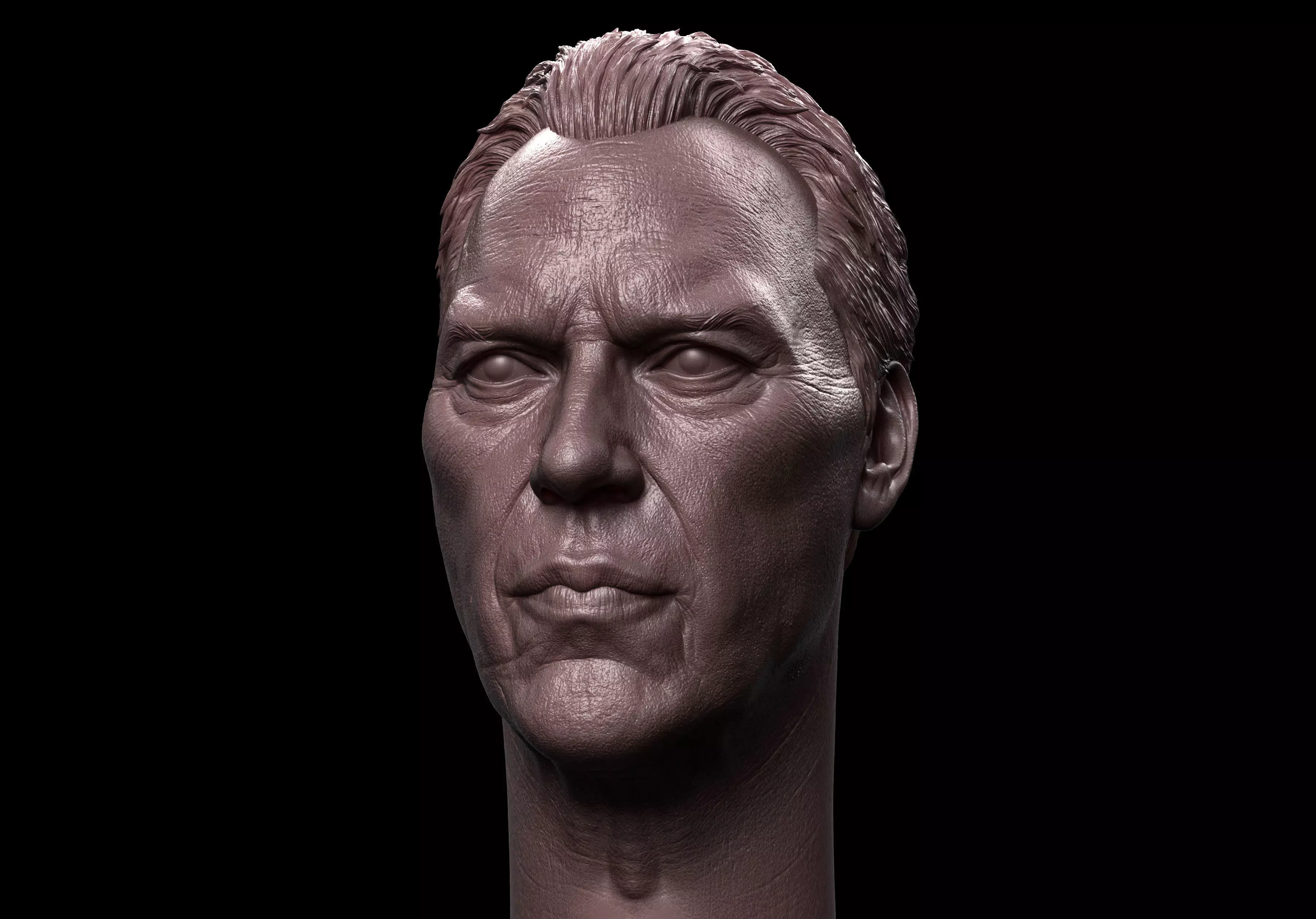Micheal Keaton Head  3D print model_0