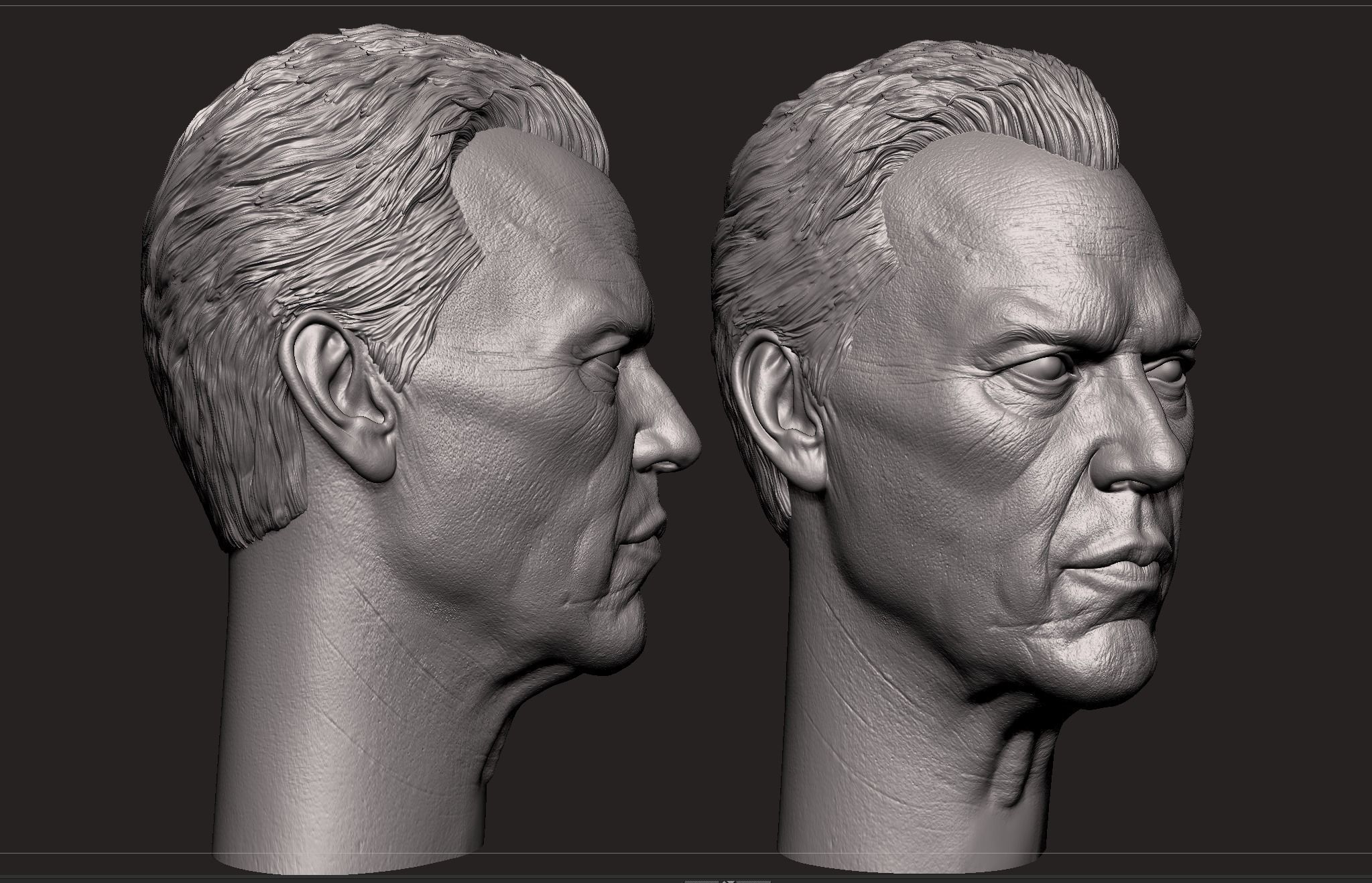 Micheal Keaton Head  3D print model_5