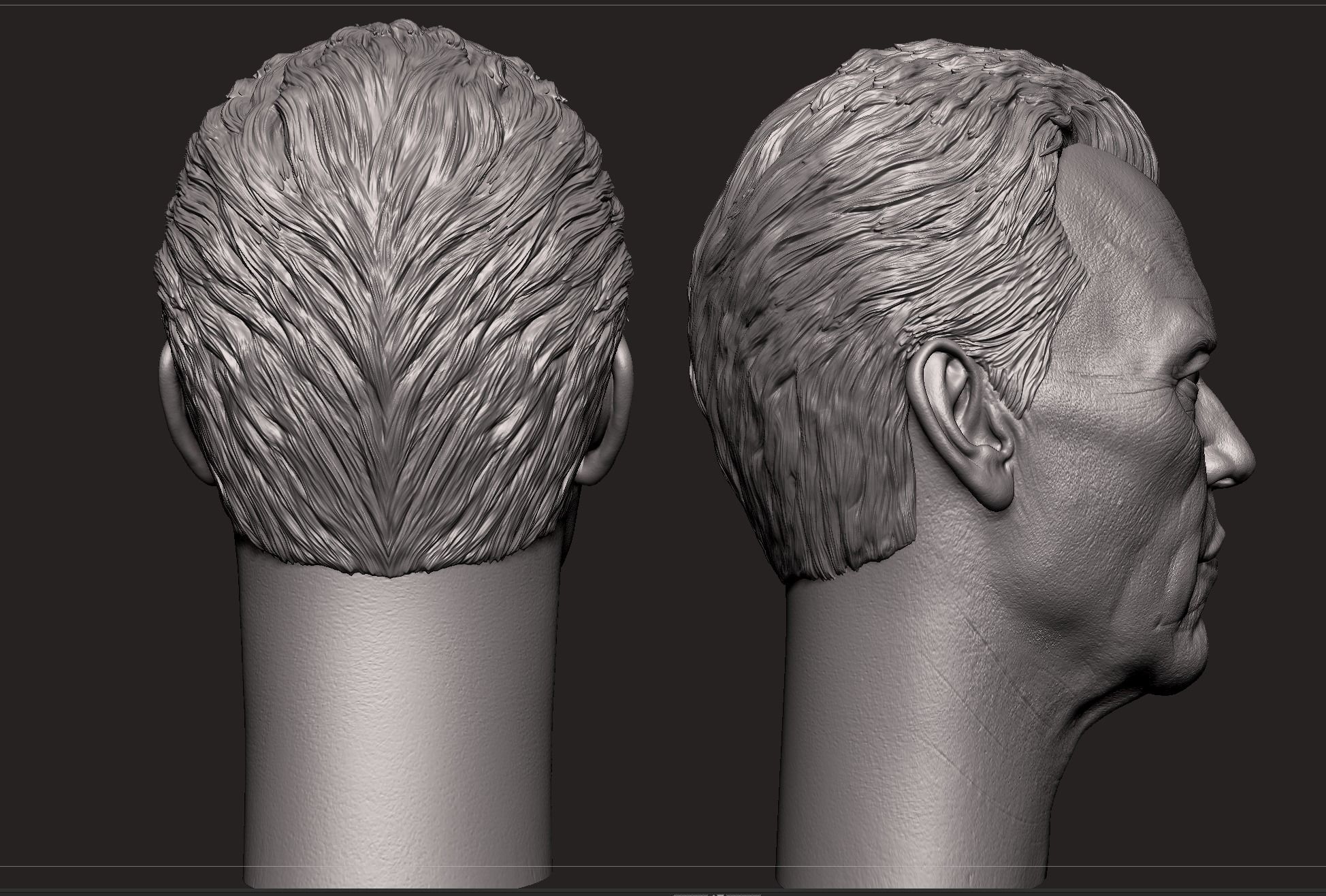 Micheal Keaton Head  3D print model_4