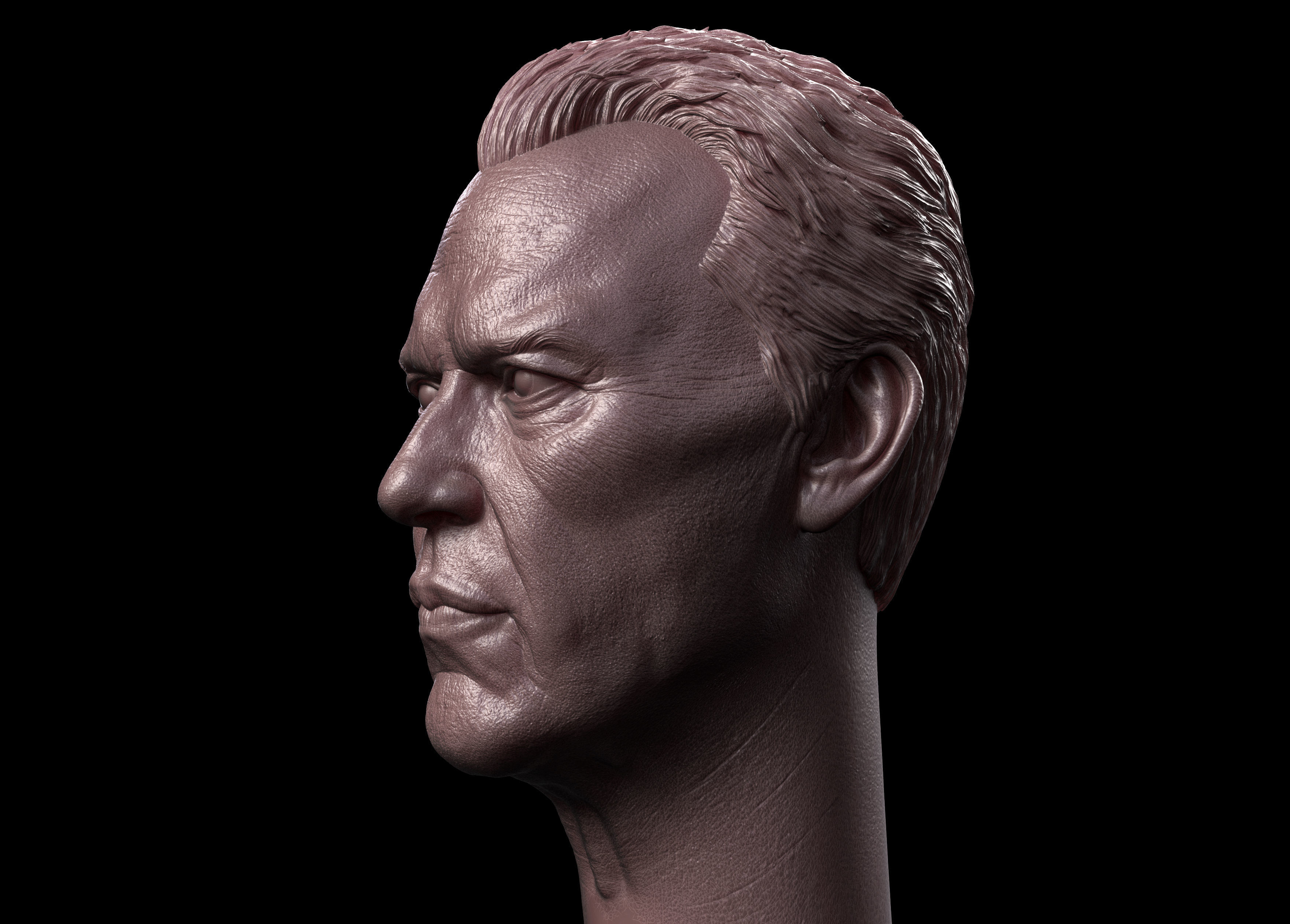 Micheal Keaton Head  3D print model_1