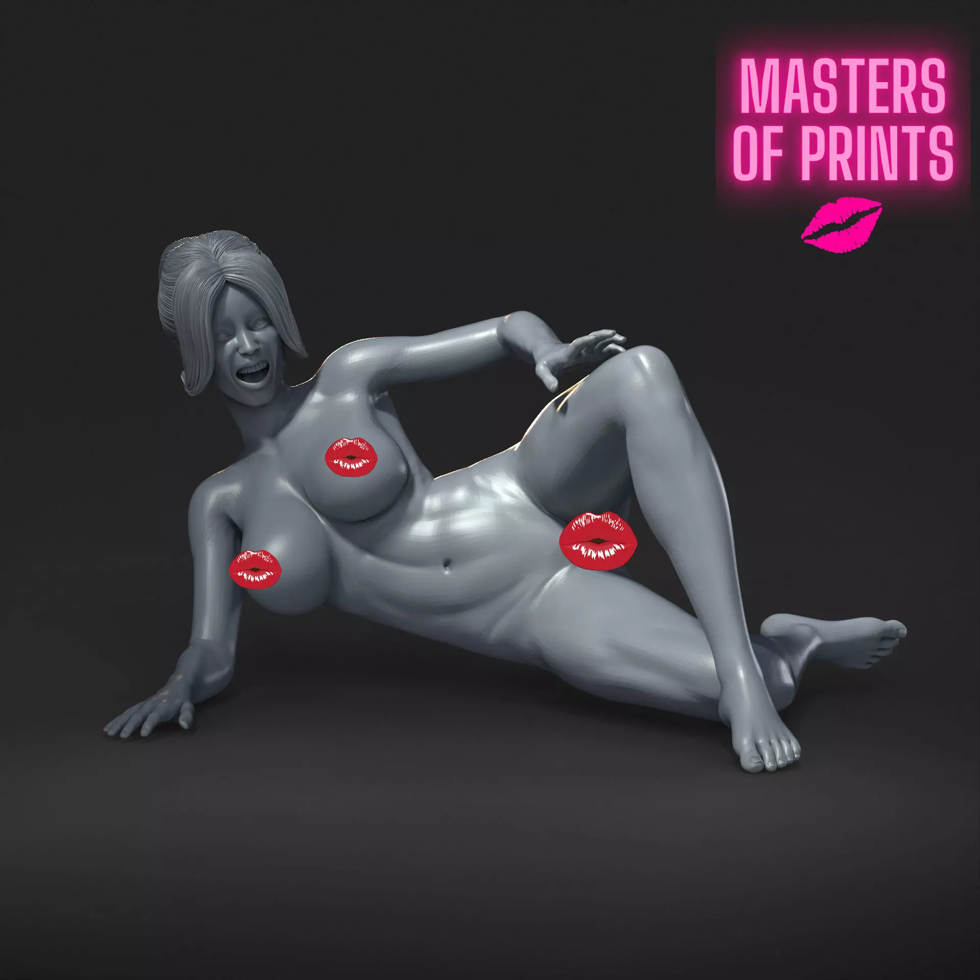 sexy pose - NSFW - EROTIC MINIATURE 75 MM SCALE 3D print model_0