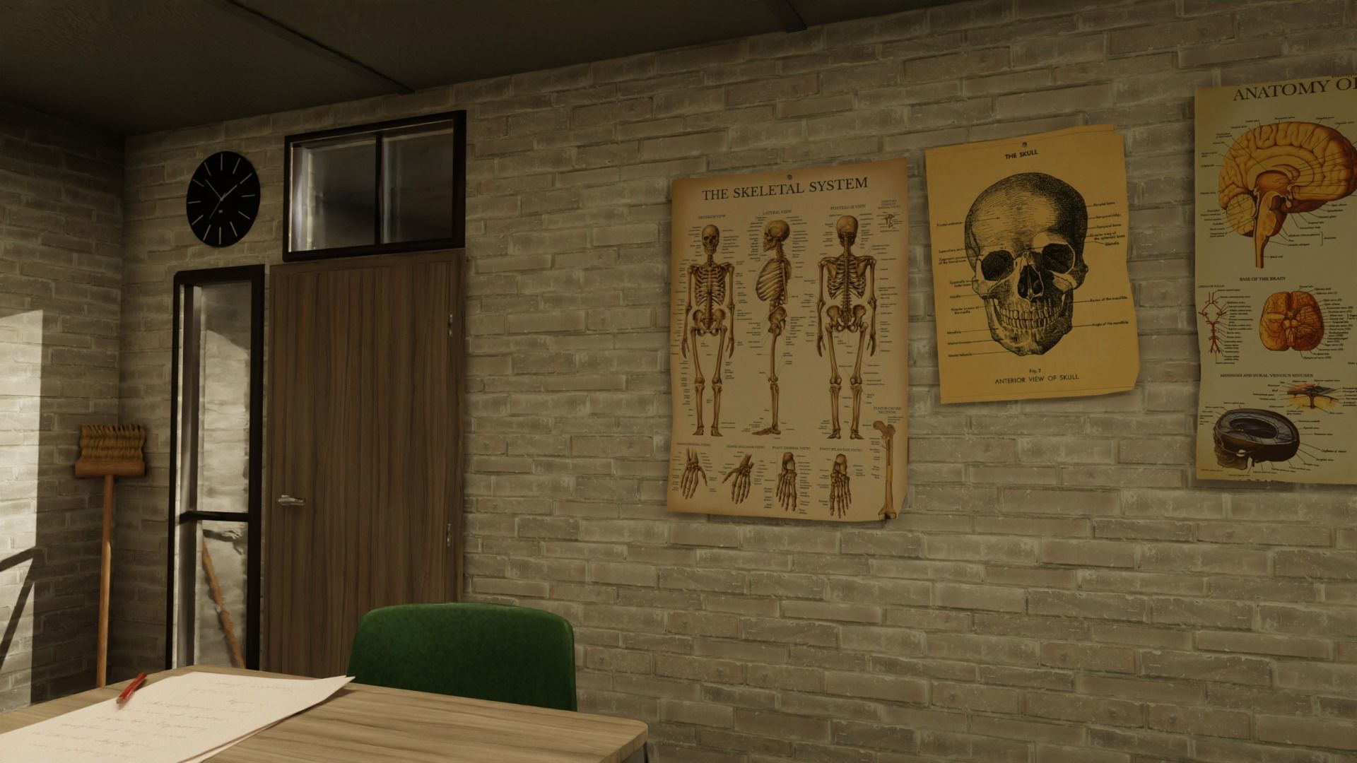 Stylized Classroom Low-poly 3D model_6