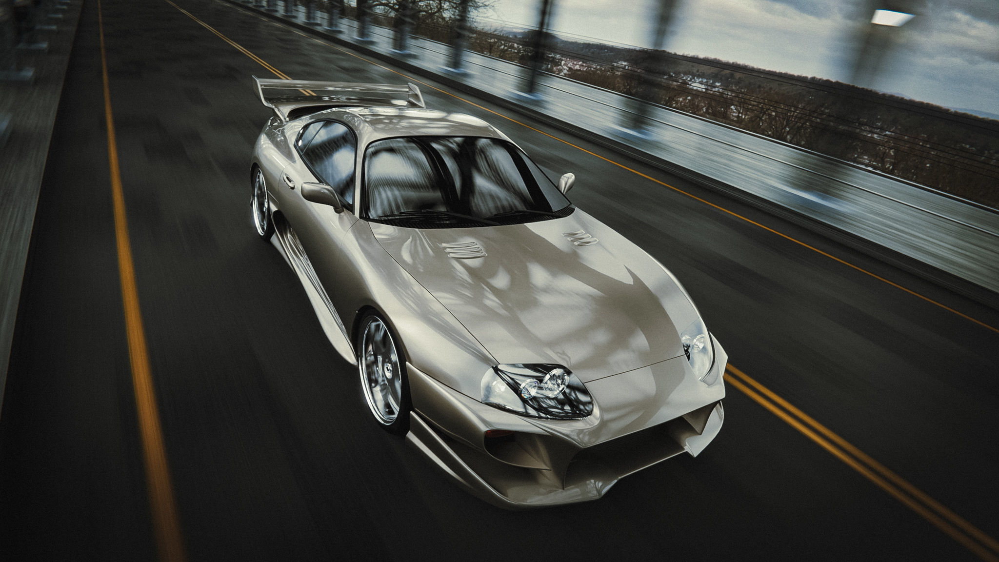 Veilside C-II Body Kit 3D model_2