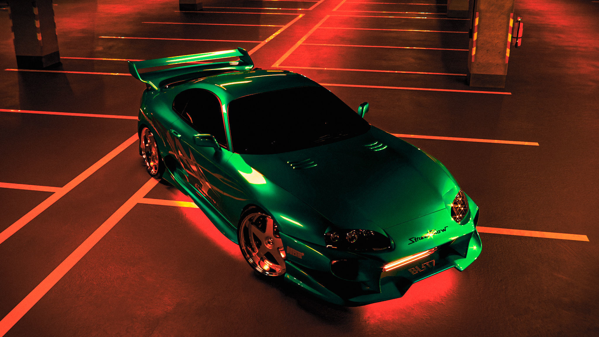 Veilside C-II Body Kit 3D model_6