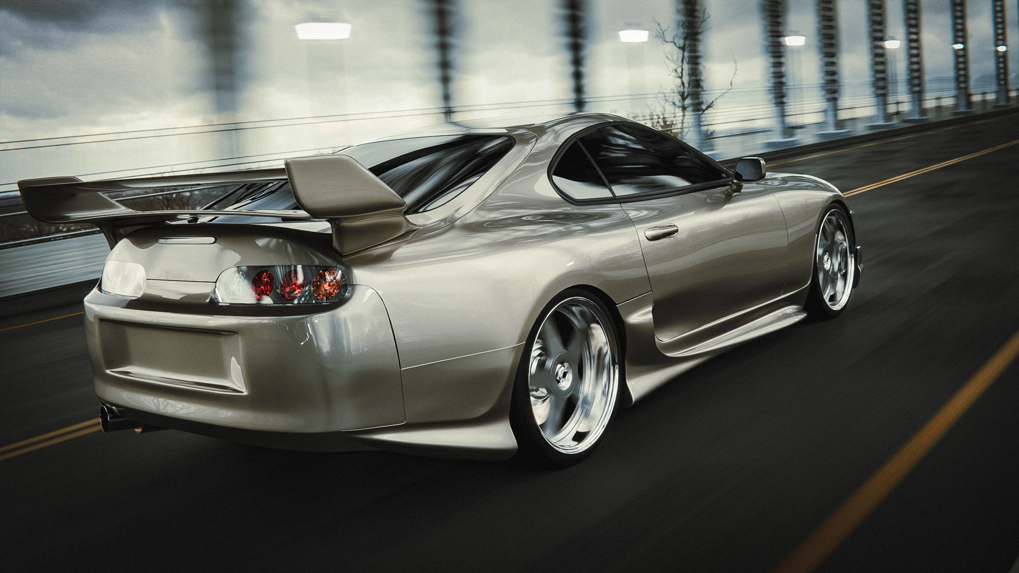 Veilside C-II Body Kit 3D model_3