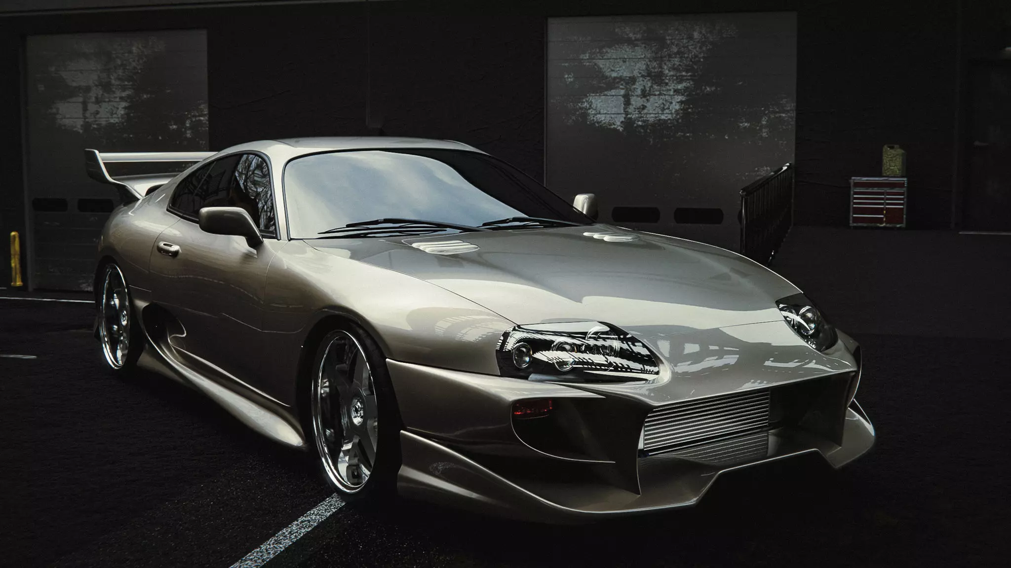 Veilside C-II Body Kit 3D model_0