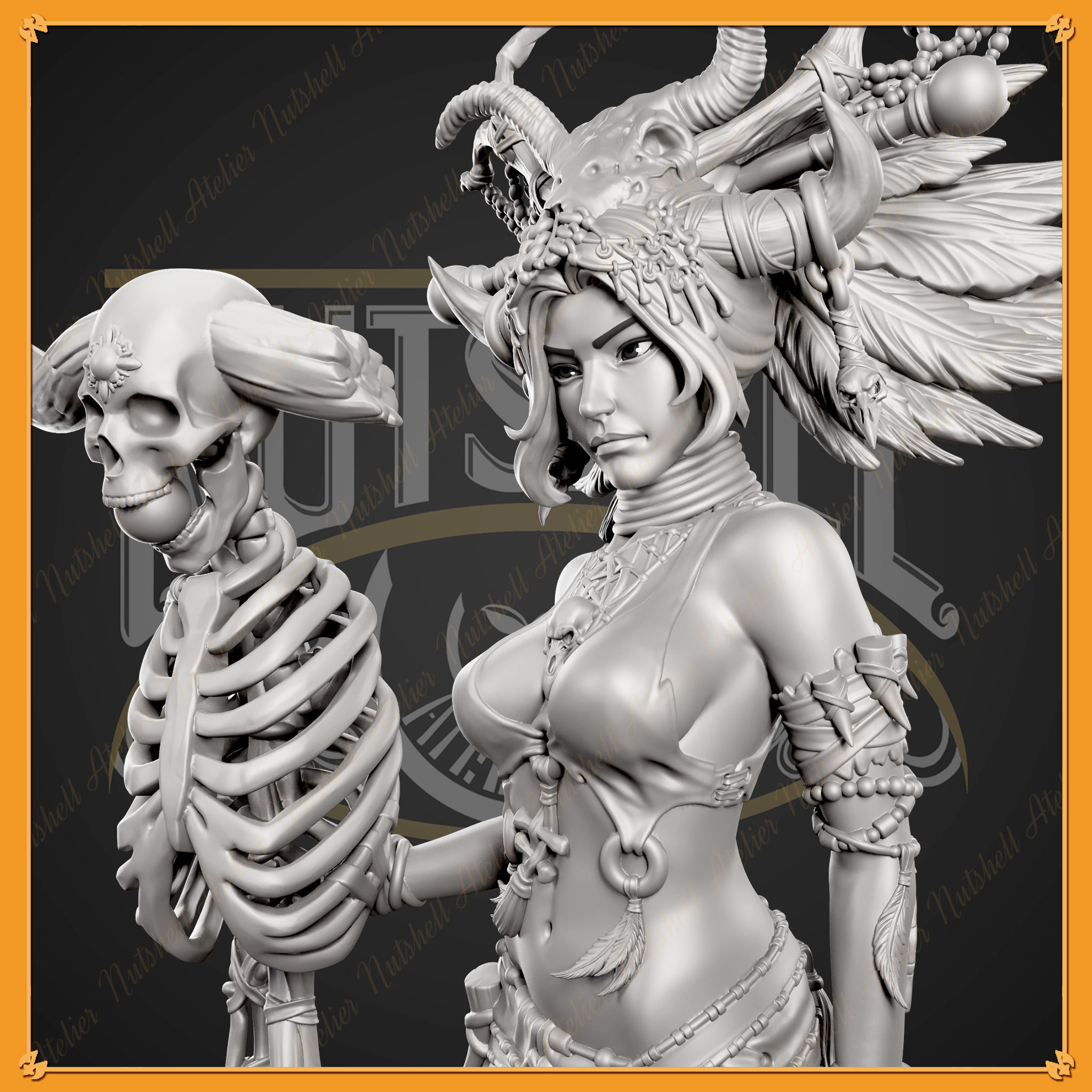 Nutshell Atelier - Witch Doctor - NSFW 3D print model_9