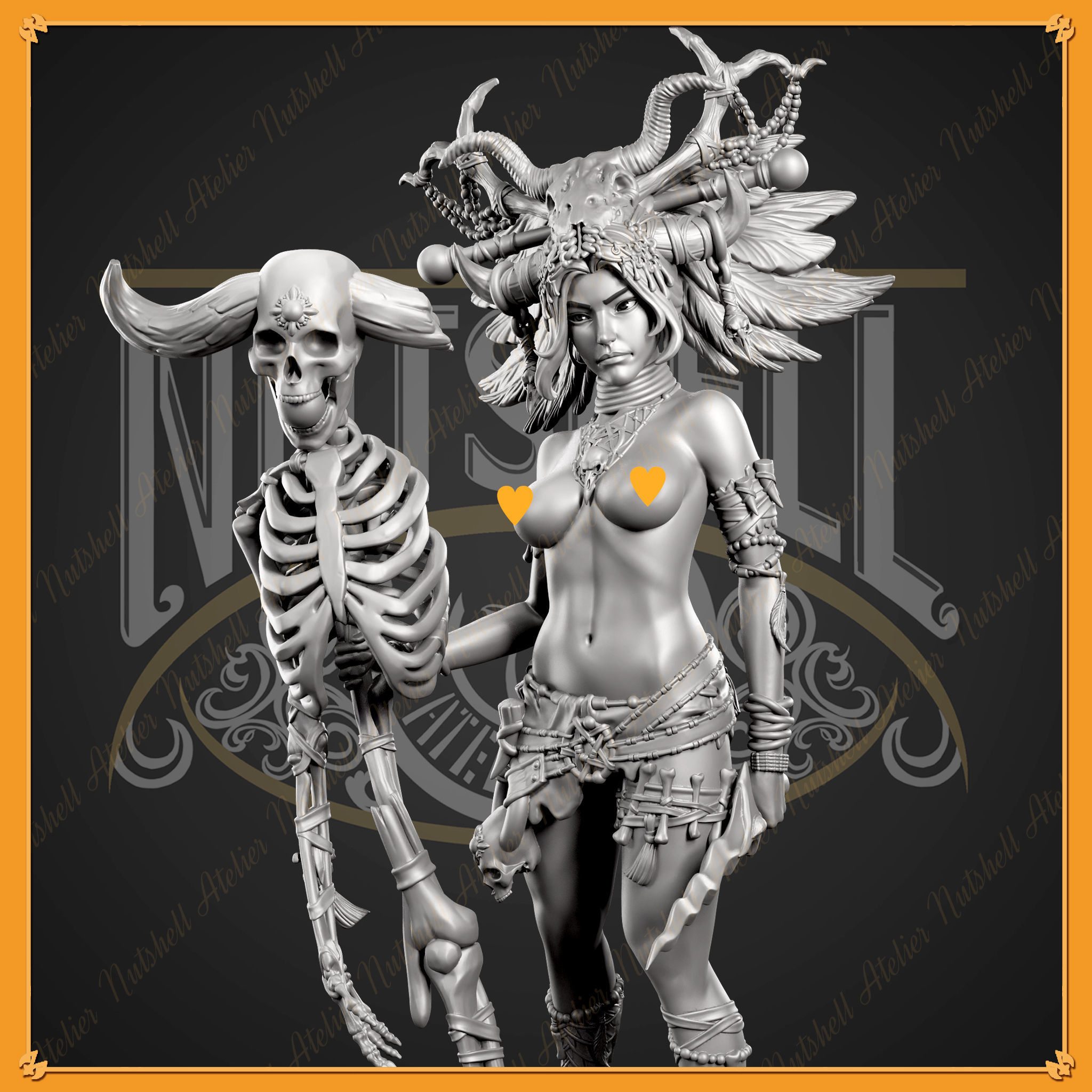 Nutshell Atelier - Witch Doctor - NSFW 3D print model_4