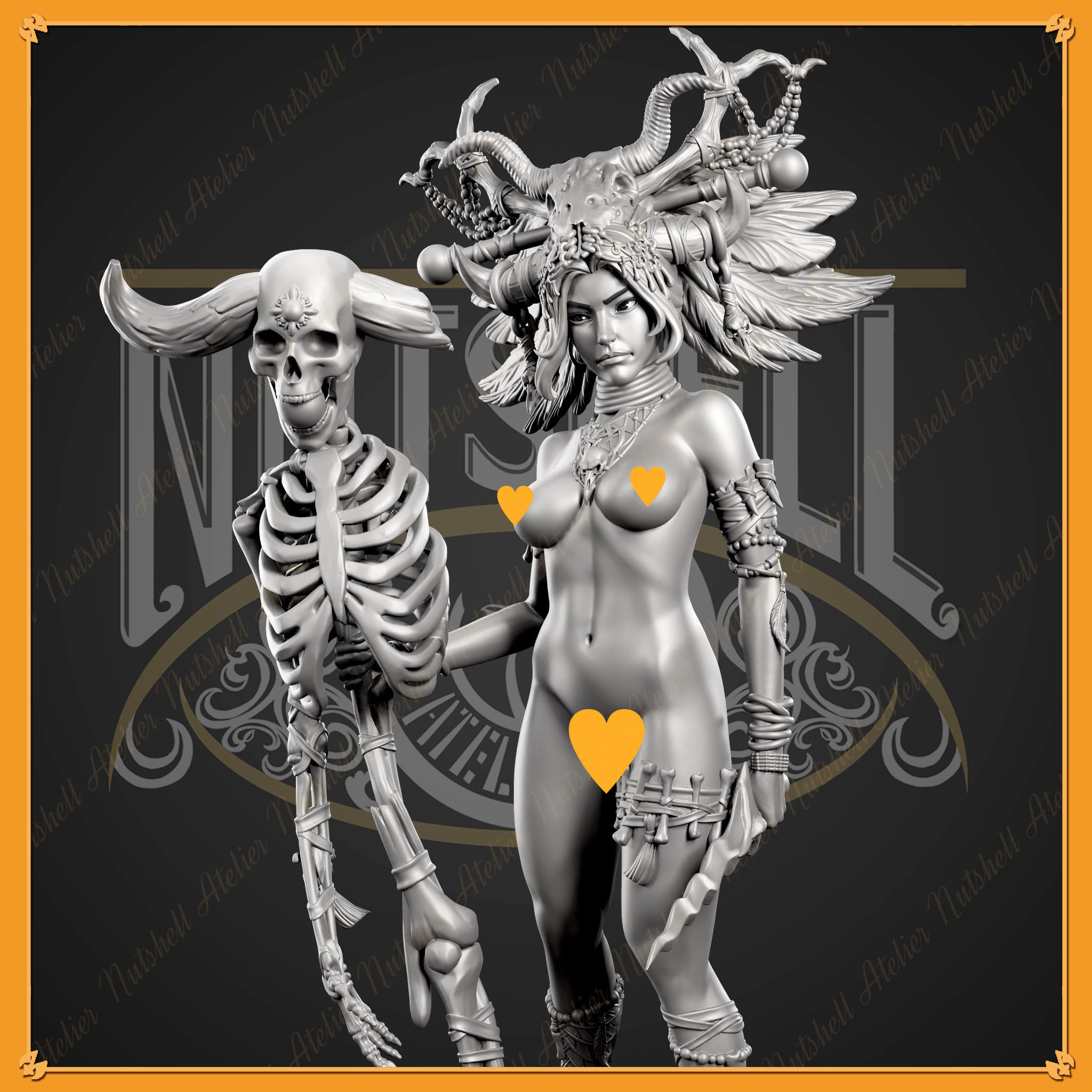 Nutshell Atelier - Witch Doctor - NSFW 3D print model_5