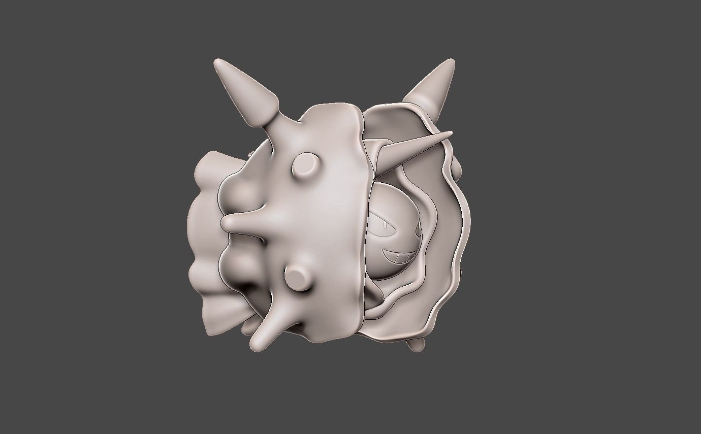 Pokemon shellder evolution pack 3D print model_18